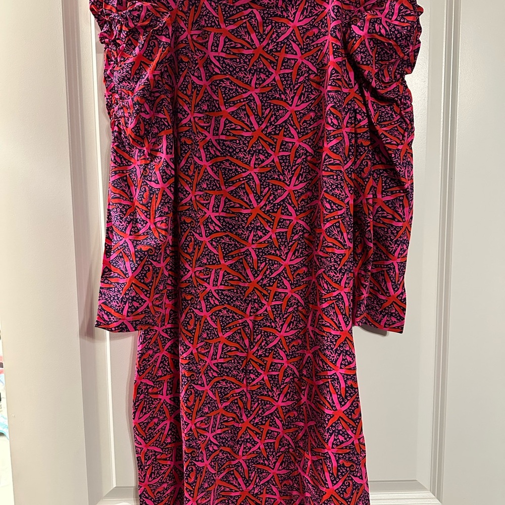 NWT Lilly Pulitzer Pink Starfish Patterned Dress